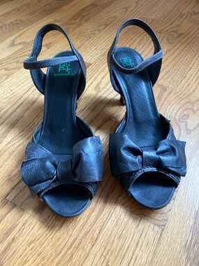 Y2K QSP+remake Italian 3”Slingbacks Heels with Bow